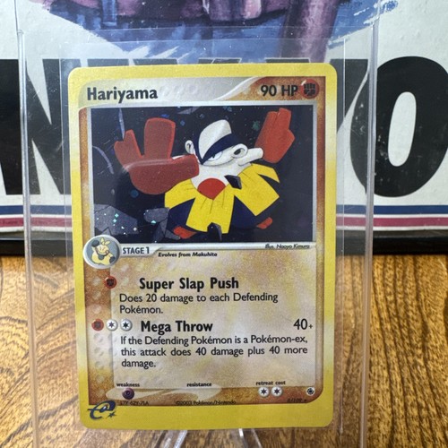 Pokémon Hariyama Ruby and Sapphire 8/109 Holo Rare EN Vintage 🔥
