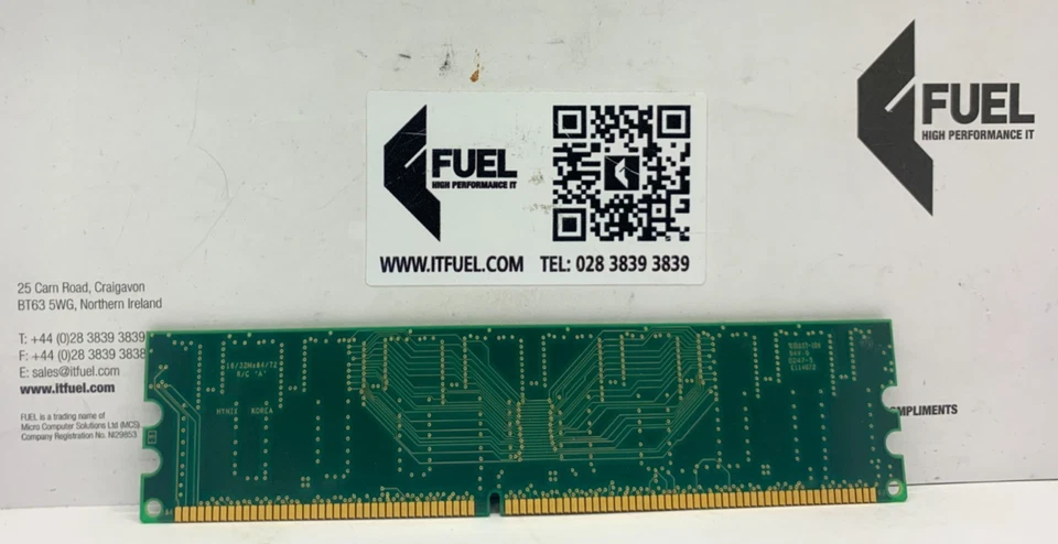 Hynix   128MB  DDR ram memory module  PC-2100 -  HYMD116645B8-H AA - Image 3 of 3