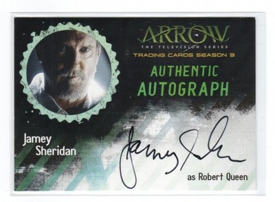 Arrow Season 3 Auto Autograph Card JS Jamey Sheridan as Robert Queen