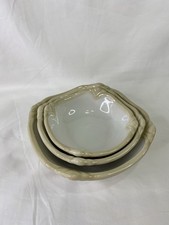 Princess House Pavilion Nesting Bowls Vintage 4” - 5.5” set of 3, stackable