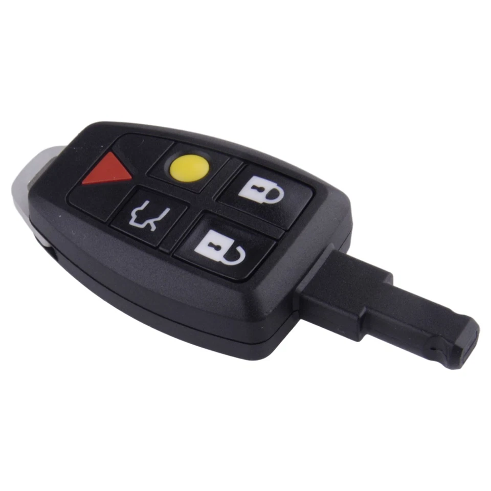 Black 5Buttons Remote Key Shell Case Fob fit for Volvo C30 C70 S40 V50 - Image 3 of 4