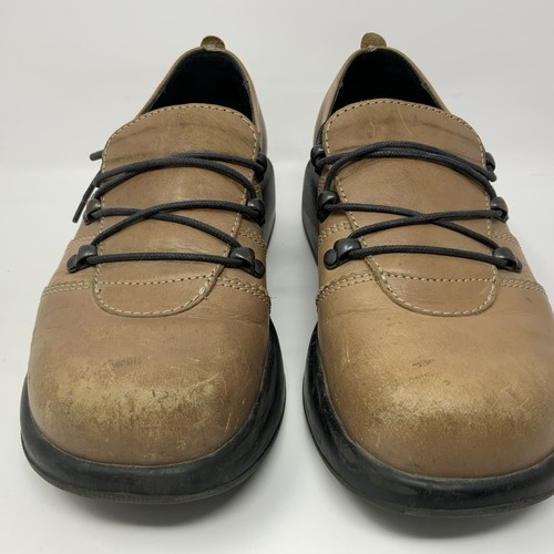 Dansko Janika Womens Sz 39 US 9 Brown Lace Up Slip On Oxford Shoes Clogs Leather - Picture 3 of 11