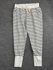 Ampersand Avenue Pants Womens Large Striped Joggers Lounge Stretch Casual