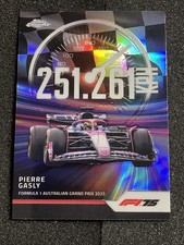 2025 Topps Chrome Formula 1 F1 Top Speed REFRACTOR TS-8 Pierre Gasly