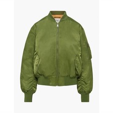 TNA ARITZIA Green Bomber Jacket XXS NWOT