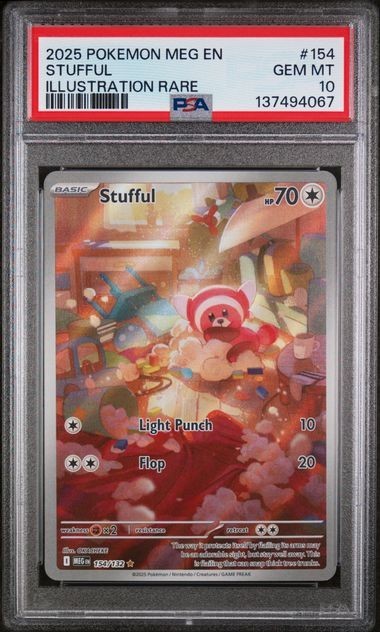 Stufful 154/132 Me01: Mega Evolution Holo - PSA GEM MT 10!!!