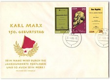 German Democratic Republic #1006a FDC, 1968