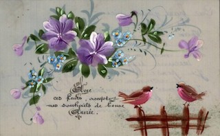 CARTE POSTALE CELLULOID