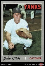 1970 Topps #594 Jake Gibbs Yankees 7 - NM