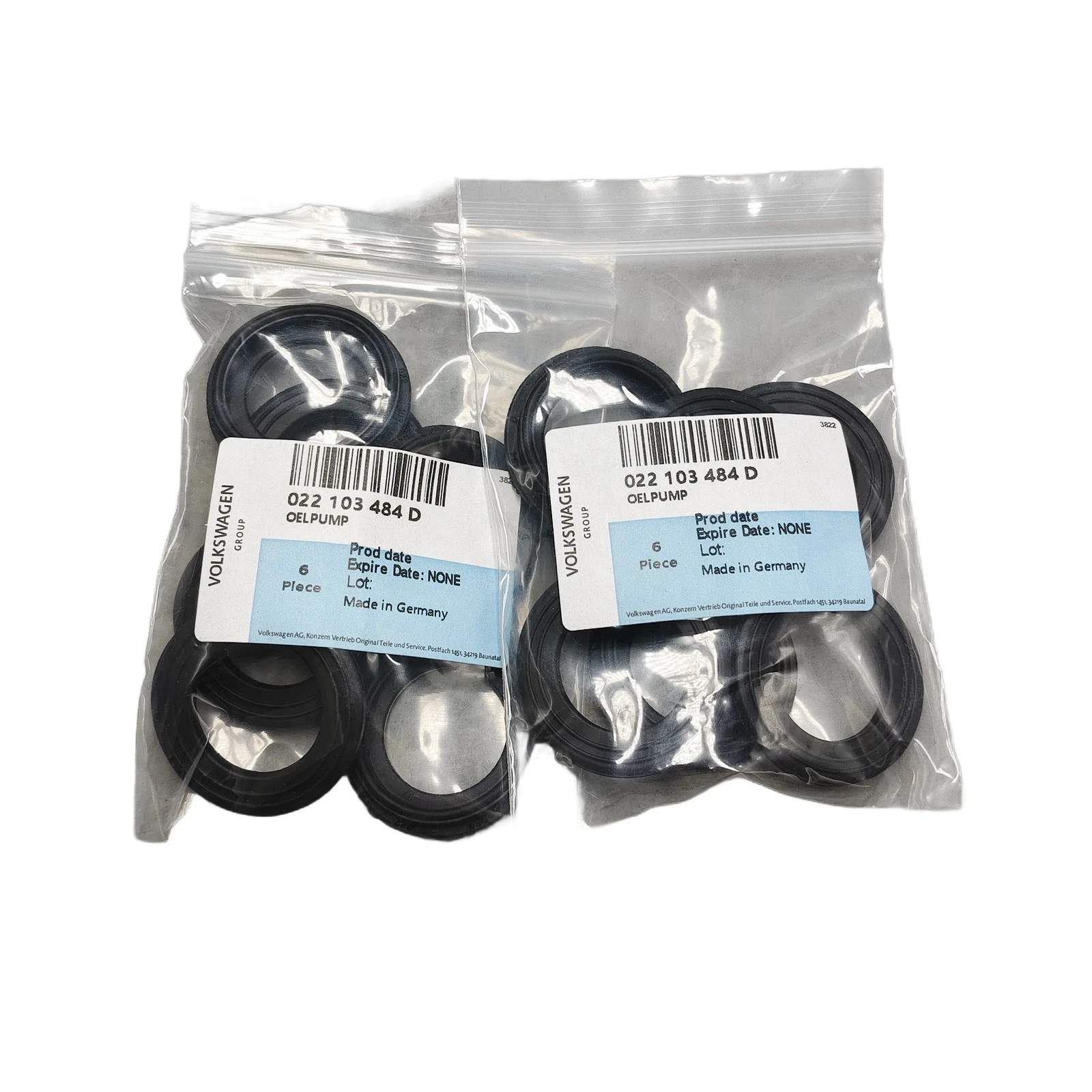 Bentley Continental GT Valve cover spark plug gaskets Set