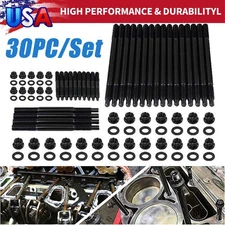 NEW 30Set Cylinder Head Stud Kit For 1997-2003 Chevy LS1 LQ9 LS6 4.8L 5.3L 6.0L