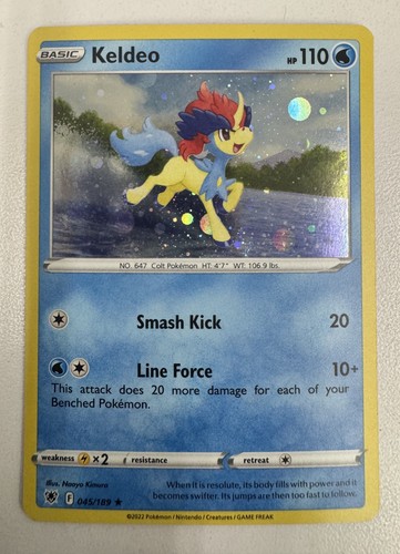 Keldeo - 045/189 - Cosmos Holo - Promo - Astral Radiance - NM/M