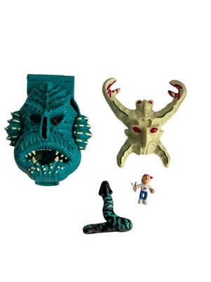 Mighty Max Horror Heads Bluebird Toys Sea Squirm complete vtg bluebird toy