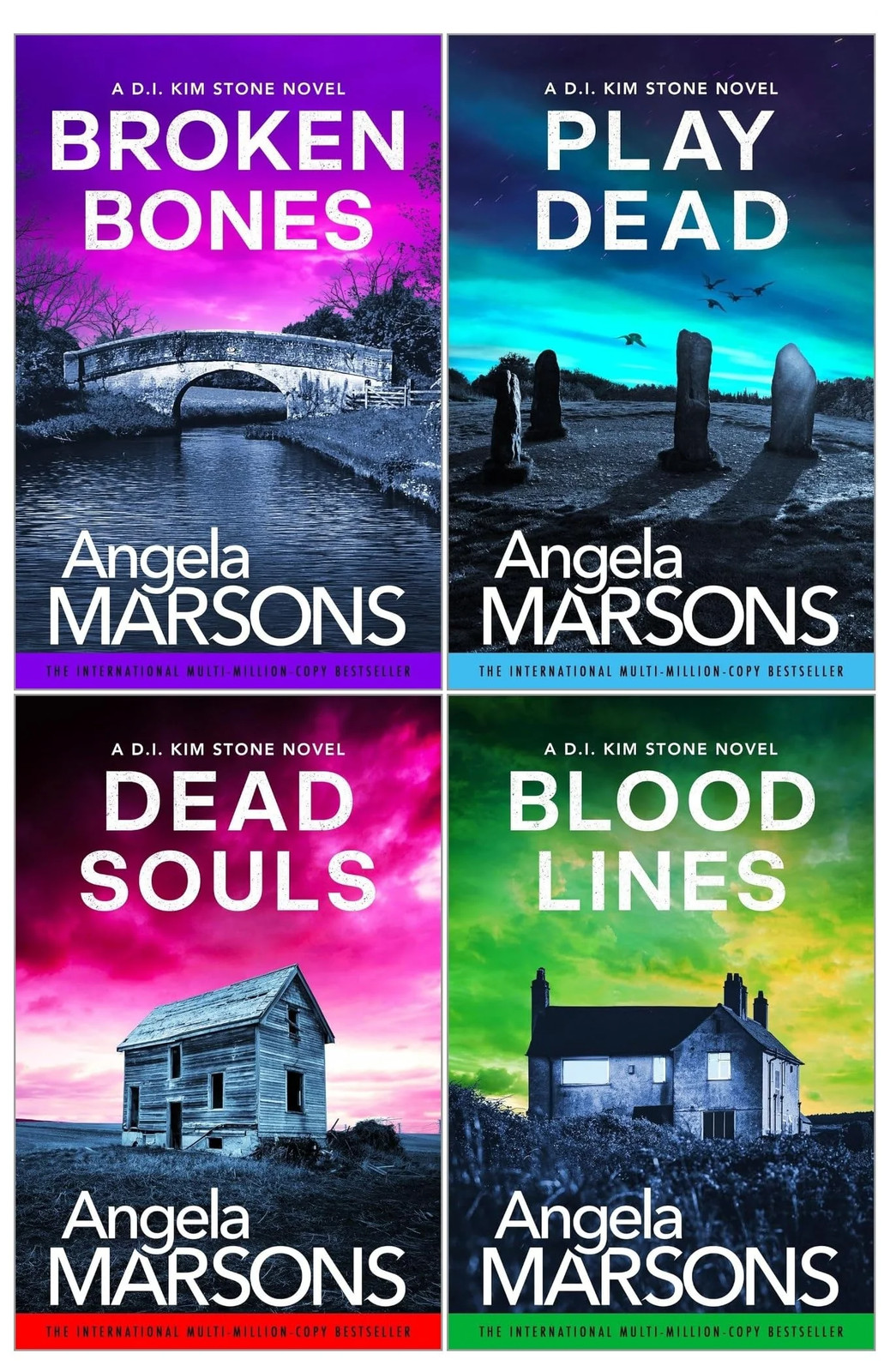 Detective Kim Stone Crime Thriller Series Collection 4 Books Se | Angela Marsons