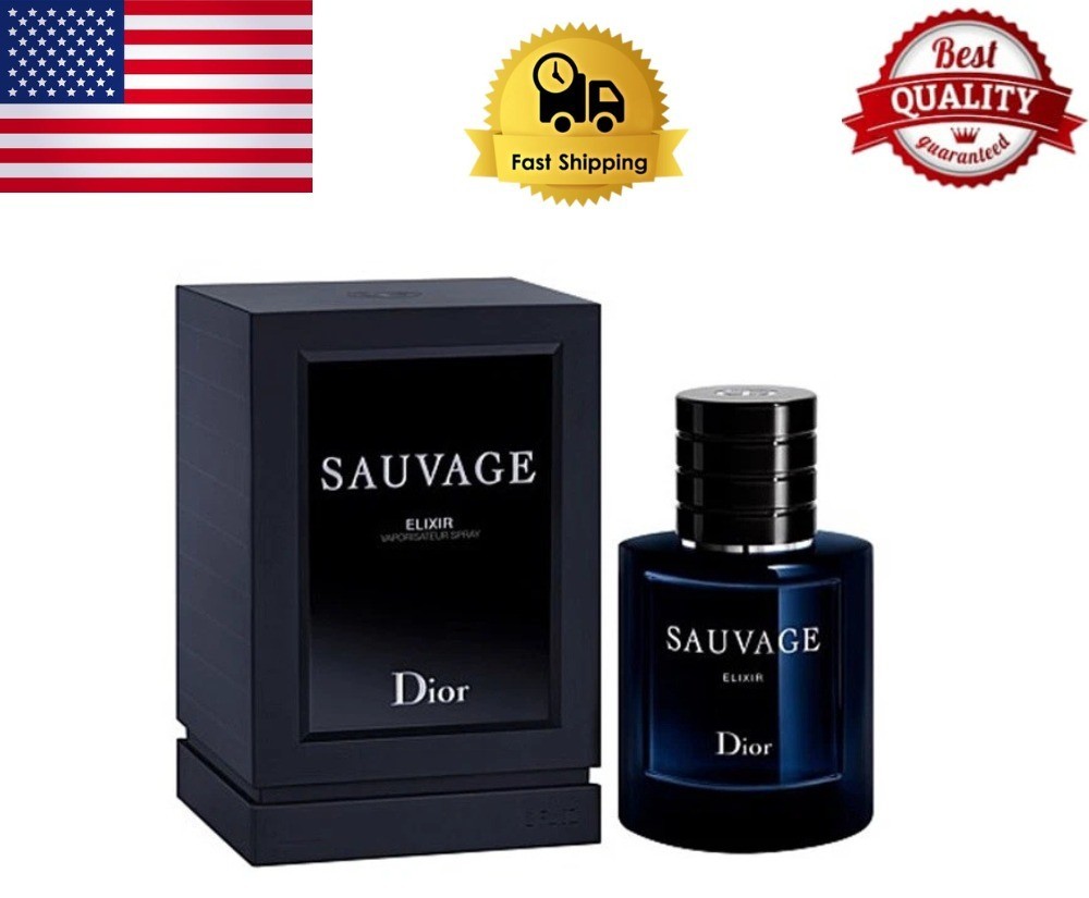 Authentic Dior Sauvage Elixir 3.4 oz / 100 ml for Men Parfum Spray | New Sealed