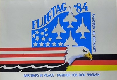RAMSTEIN: ORIG.-Besucher-Programmheft  FLUGTAG '84   RAMSTEIN AIR BASE'' USAF AB