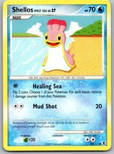 Shellos West Sea 80/111 Common Rising Rivals Pokemon Near Mint