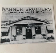 Warner Brothers Studio Early Scene Book Photograph