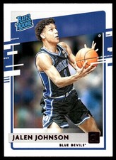 Jalen Johnson 2021 Panini Chronicles Draft Picks #38 Duke Blue Devils SEE SCAN!