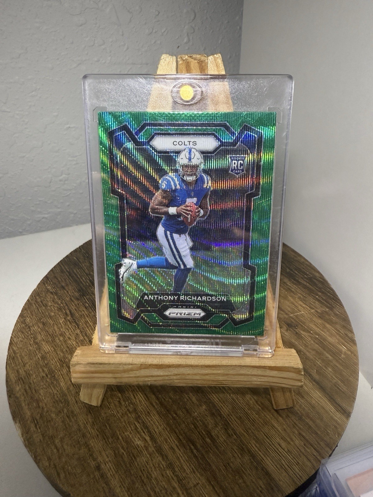 2023 Panini Prizm - Rookies Green Wave Prizm #343 Anthony Richardson (RC)