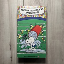You're in the Super Bowl Charlie Brown VHS 1994 Animation Peanuts CBS