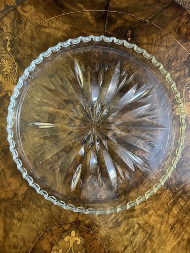 Vintage Glass Cake Plate