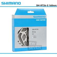 1/2pcs Shimano SM-RT26-S 160mm 6-Bolts Disc Brake Rotor w/ Bolts Washers Resin 