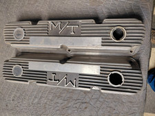 Mt Mickey Thompson Mopar Small Block Aluminum Valve Covers 318 340 360 103r-63b Mt Mickey Thompson Mopar Small Block Aluminum Valve Covers 318 340 360 103r-63b