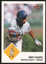 2003 Fleer Tradition  #302 - Endy Chavez - Montreal Expos  03-396