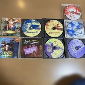 DC Shenmue 1 2 I II 2Set with Manual for Sega Dreamcast Game Discs USED Japan
