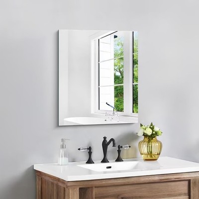 DYLISEA selbstklebender Wandspiegel HD bruchsicher 40L x 50B cm, 40x50cm - 1 Stück 