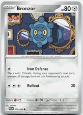 Bronzor 071/094 71 ME02 Phantasmal Flames C NM English Pokémon