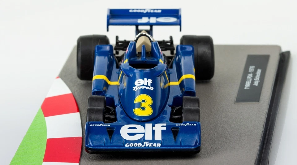 Tyrrell P34 Jody Scheckter 1976 6 ruote Modellino F1 Scala 1:43 Blister Nuovo #3 - Immagine 4 di 4
