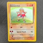 Pokemon TCG Hitmonchan 7/102 Base Set Holo Rare 1999 WOTC English 70HP