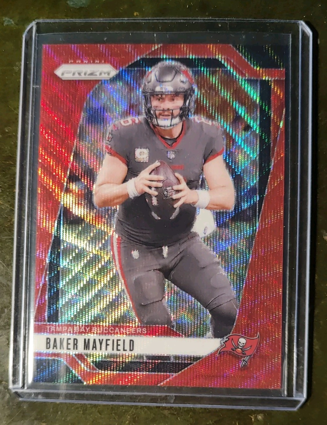 2024 Panini Prizm Football Baker Mayfield Red Wave /149