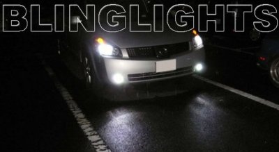 White LED Halo Fog Lamps Driving Light Kit for 2007-2009 Nissan Quest