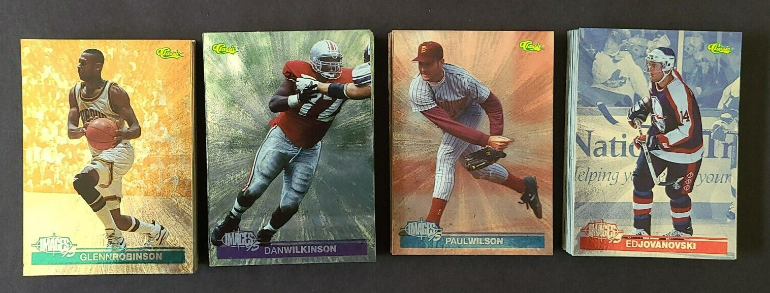 1995 Classic Images Four Sport Draft Pick Complete 120 Card Set