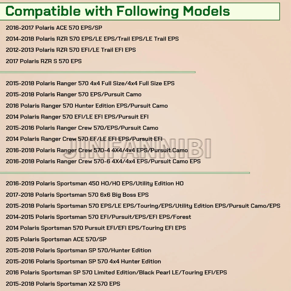 Sello de rodamientos principales del cigüeñal para Polaris Ranger/RZR 570 Ranger XP 570/tripulación Foto 2 de 4