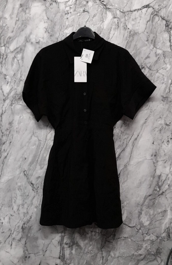 Black shirt hotsell dress zara