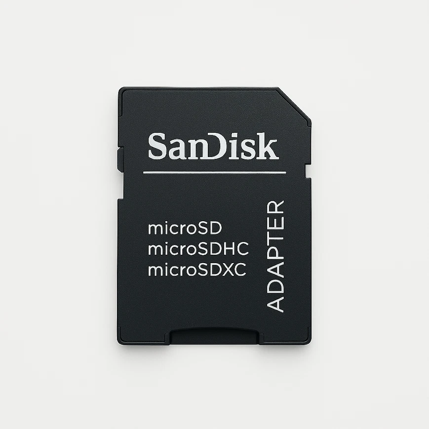 Novo Cartão MicroSD SanDisk 128GB com Leitor USB 2.0 e Estojo Transparente Presente de Formatura - Imagem 3 de 4