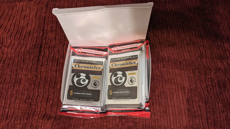 2020-21 Panini Chronicles Soccer - Brand New Sealed Cards - 12 Cello Packs Lot - Image 2 of 4