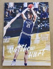 2021 Panini Luminance Matthew Hurt RC #99 Duke Blue Devils