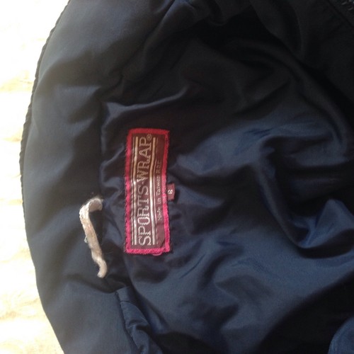 Vintage Sports Wrap Boys navy blue ski jacket size 6 - Picture 5 of 5