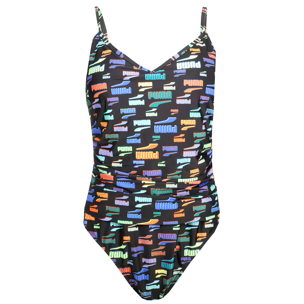 Puma 1Шт Женский купальник с логотипом и высоким вырезом снизу, женский размер L 85926402