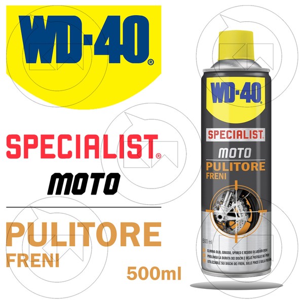 WD40 Specialist Reinigungsmittel Bremsen Spray 500Ml Sauberkeit Scheiben Moto-image