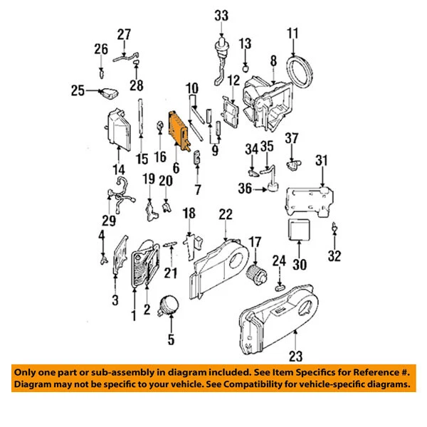 Núcleo aquecedor Park Avenue LeSabre Bonneville sem controle automático de temperatura - Imagem 4 de 4