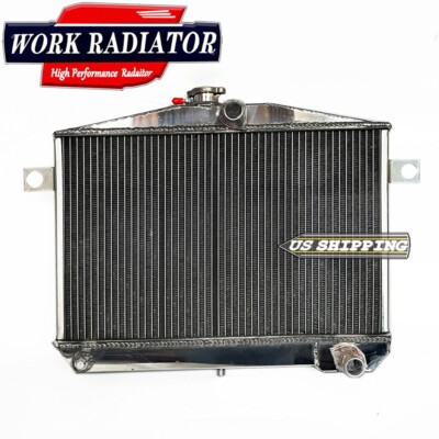Aluminum Radiator For 1959-1973 70 Volvo Amazon Combi P1800 S/E/ES B18 B20 GT MT