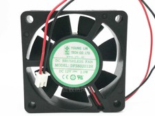 1PC YOUNGLIN 6020 DFS602012H DC12V 2.0W 2-wire 6CM silent cooling fan