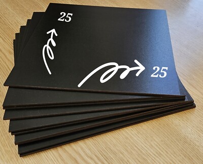 cake board 25×25 cm schwarz Spanplatte,10er Pack,neue,ohne Gravur