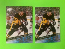 20-21 Upper Deck Series 2 Young Guns Lot of Two Cards Anthony Angello #472